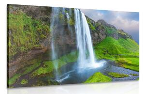 Quadro su tela – Cascata in Islanda