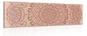 Quadro su tela – Mandala floreale