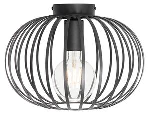 Plafoniera di design nera 30 cm - Johanna