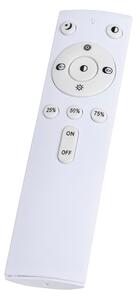 Plafoniera bianca 33 cm con LED e dimmer con telecomando - Iene