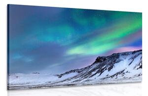 Quadro su tela – Aurora boreale norvegese
