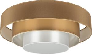 Duolla - Plafoniera LED LUNETA LED/26W/230V diametro 60 cm 4000K marrone/oro