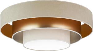 Duolla - Plafoniera LED LUNETA LED/26W/230V diametro 60 cm 4000K beige/oro