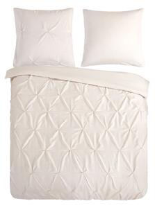 Set lenzuola letto matrimoniale in microfibra crema 200x220 cm Pure Elegance - Good Morning