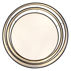 Plafoniera moderna nera 45 cm 3 luci - Drum Trio