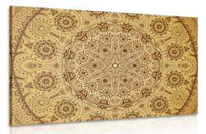 Stampa su tela – Mandala ornamentale con pizzo