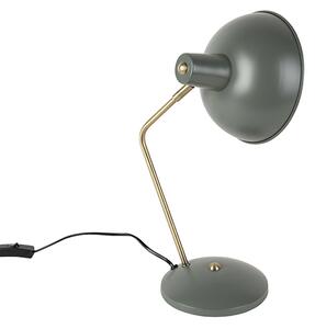 Lampada da tavolo retrò verde con bronzo - Milou