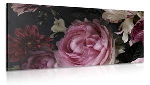 Stampa su tela – Bouquet di fiori in dettaglio