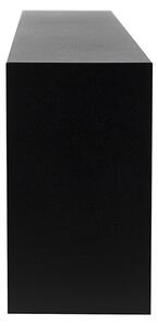 Applique da parete rettangolare di design nera 35 cm - Houx