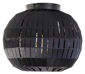 Plafoniera moderna nera 26 cm - Zoë