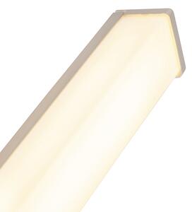 Lampada da parete moderna bagno acciaio 62 cm IP44 - Cascada
