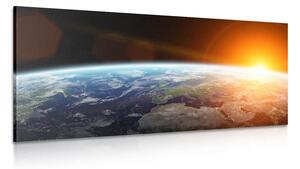 Quadro su tela – Vista del pianeta dallo spazio