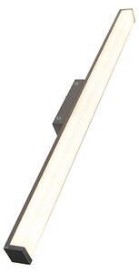 Applique da parete moderna per bagno nera 92 cm IP44 - Cascada