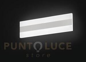 Applique in metallo e plexiglass bend led 25w 3000k cri?80 220-240v