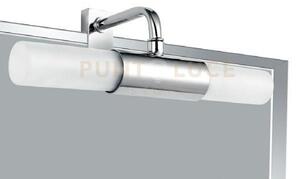 Applique da bagno fissaggio su specchio roby cromo 2 luci attacco g