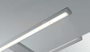 Applique led riva cromo fissaggio parete e specchio 8w 770lm 4000k 