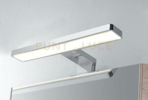 Applique led cruise cromo fissaggio parete e specchio 5,2w 550lm 40