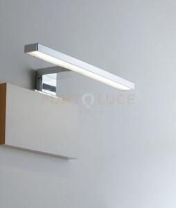 Applique led sacs cromo fissaggio parete e specchio 4w 540lm 4000k 