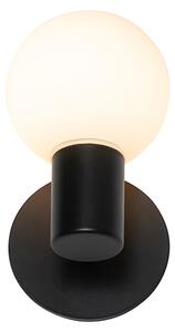 Applique da parete moderna nera IP44 - Cederic Up