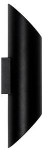 Applique moderna nera con interno dorato 9,6 cm - Organo