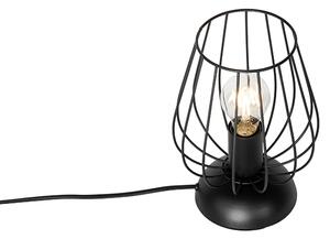 Lampada da tavolo moderna nera a filo - Palica