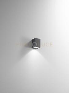 Applique alluminio colore antracite monolite 1 luce attacco gu10 h