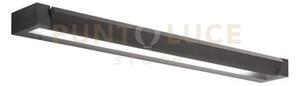 Applique in metallo verniciato nero sway 70cm led 23w cct 3000k 400
