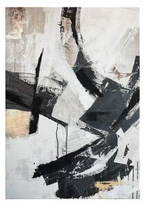 Quadro con elementi dipinti a mano 70x100 cm Ash – Styler