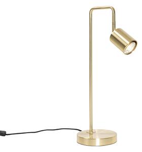 Lampada da tavolo moderna in ottone regolabile - Java