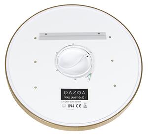 Specchio da bagno rame 50 cm con LED dimmerabile a 3 livelli con touch rotondo - Miral