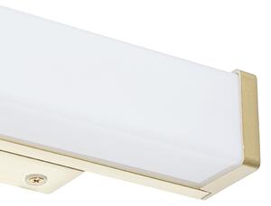 Applique da parete per bagno in ottone 32 cm con LED IP44 - Cascada