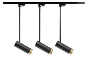 Faretto per sistema a binario PORTO 3xGU10/10W/230V nero