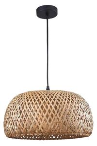 Lampadario a sospensione con filo KORFU 1xE27/20W/230V diametro 38 cm bambù