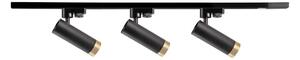 Faretto per sistema a binario FADO 3xGU10/10W/230V nero