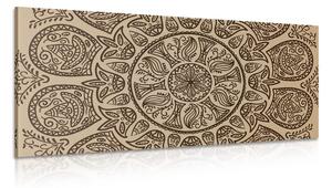 Stampa su tela – Mandala con motivo naturale astratto