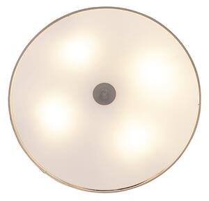 Lampada da soffitto rustica beige 50 cm - Drum