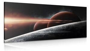 Quadro su tela – Pianeti nella galassia