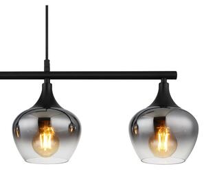 Globo 15548-4H1 - Lampadario a sospensione con filo MAXY 4xE27/40W/230V nero