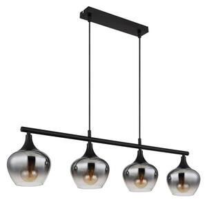 Globo 15548-4H1 - Lampadario a sospensione con filo MAXY 4xE27/40W/230V nero