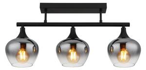 Globo 15548-3D1 - Lampadario a plafone MAXY 3xE27/40W/230V nero