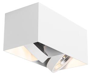Faretto di design con AR111 rettangolare 2 luci - Box