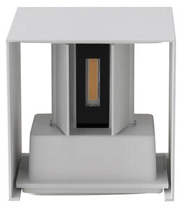 Lampada da parete per esterni bianca con LED a 2 luci IP54 - Edwin