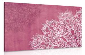 Quadro su tela – Elementi di Mandala floreale