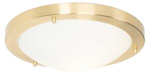 Plafoniera moderna oro 31 cm IP44 - Yuma