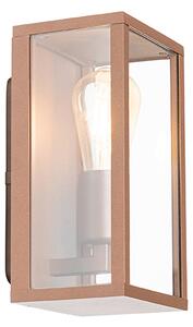 Applique industriale marrone ruggine 26 cm IP44 - Charlois