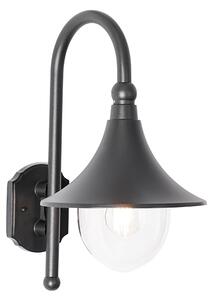 Lampada da parete per esterni classica nera IP44 - Daphne