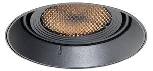Faretto da incasso moderno nero GU10 AR70 rotondo senza cornice - Oneon Honey