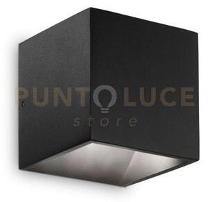Lampada da parete rubik ap nero 3000k