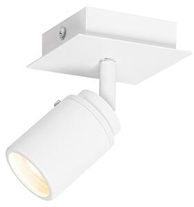 Faretto moderno per bagno bianco quadrato IP44 - Ducha