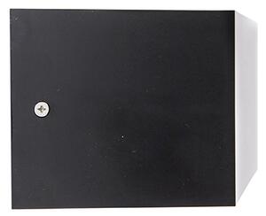 Lampada da parete moderna nera con effetto luce IP54 - Houks